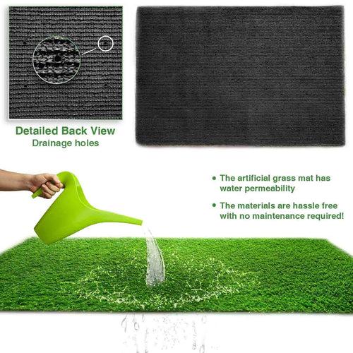 6.5 feet (w) x 2 Feet (L) High Density 25mm Artificial Grass Carpet Mat