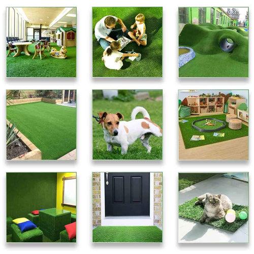 6.5 feet (w) x 2 Feet (L) High Density 25mm Artificial Grass Carpet Mat