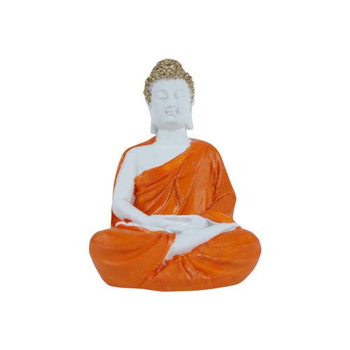 (5 inch) Small Buddha Statue (Orange)