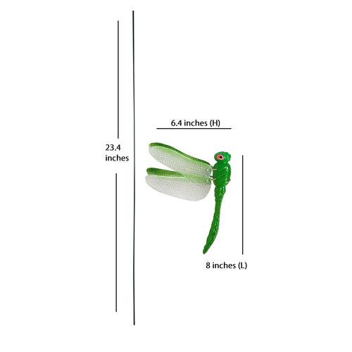 (Set of 4) Dragonfly Stake/Stake for Garden Decoration