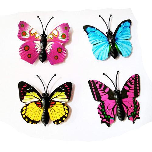 (Set of 10) Butterfly Garden Miniature for Landscape Decoration