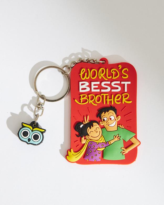 Chumbak Classic Best Brother Keychain