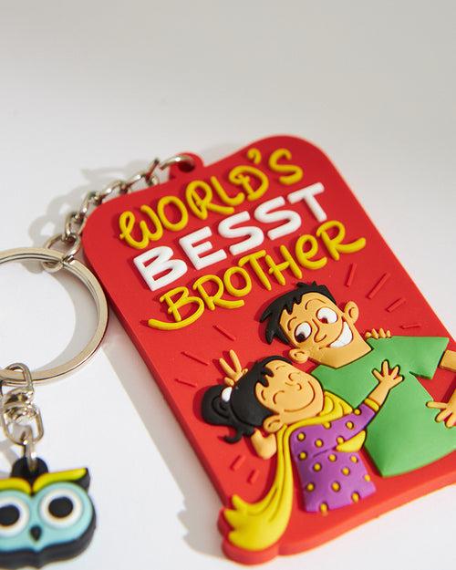 Chumbak Classic Best Brother Keychain