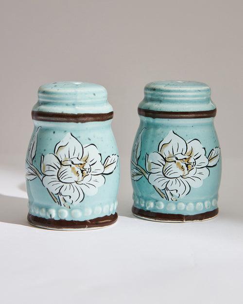 Flora Bird Salt & Pepper Cellar Set