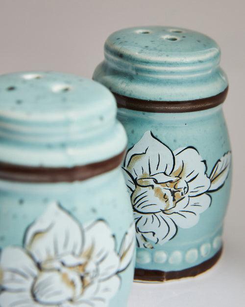 Flora Bird Salt & Pepper Cellar Set