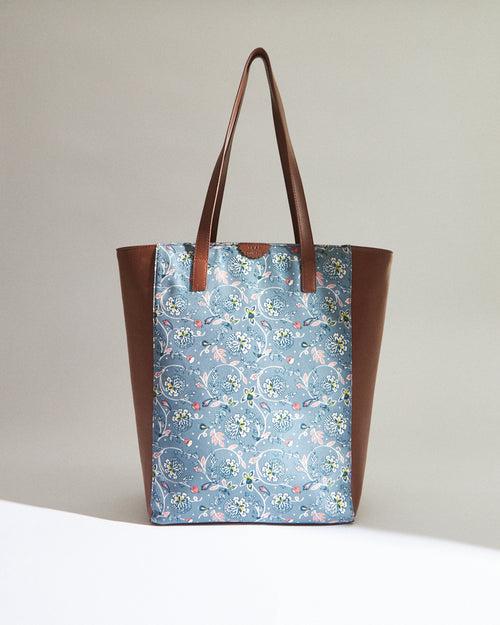 Teal by Chumbak Grey Bloom Shopper Tote