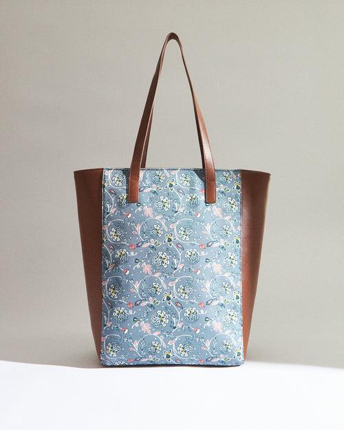 Teal by Chumbak Grey Bloom Shopper Tote