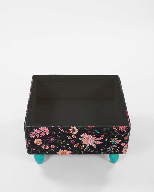 Modern Trunk Storage Ottoman  - Bohemian Palampore