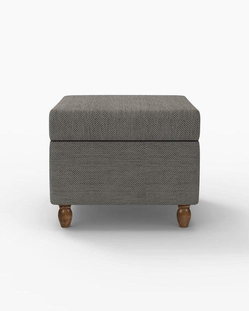 Modern Trunk Storage Ottoman - Bangalore Grey