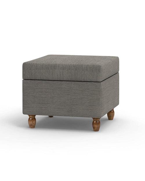 Modern Trunk Storage Ottoman - Bangalore Grey