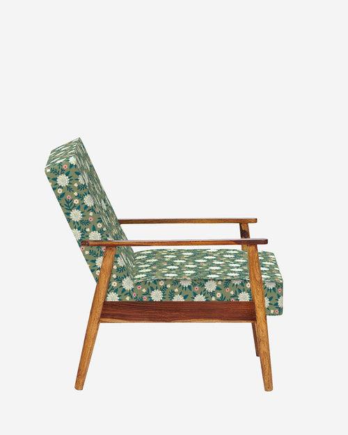 Memsaab Arm Chair - Spring Marigold Green