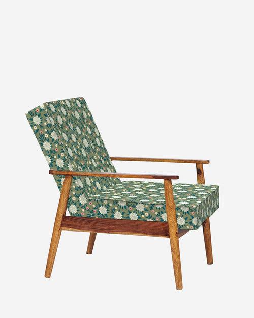 Memsaab Arm Chair - Spring Marigold Green