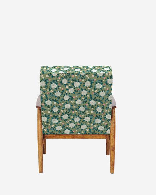 Memsaab Arm Chair - Spring Marigold Green