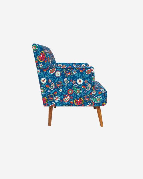 Jodhpur Love Seat - India Paisleys Blue