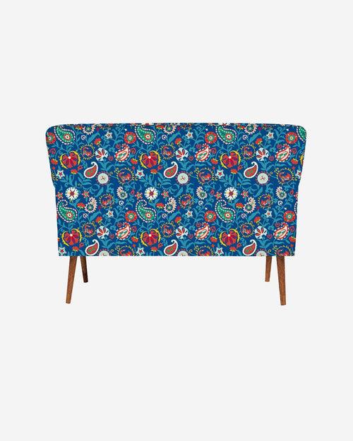 Jodhpur Love Seat - India Paisleys Blue