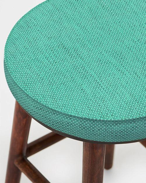 English Cafe Stool - Maldivian Teal