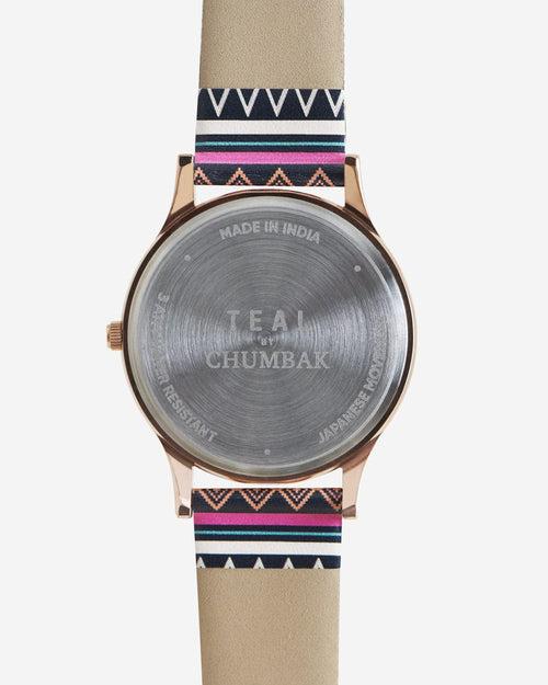 TEAL by Chumbak Ombre Aztec Watch-Black