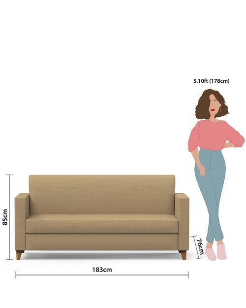 Modern Couch-Beach Beige