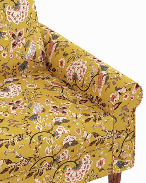 Colonial Couch 2 Seater Dragonfruit Yellow