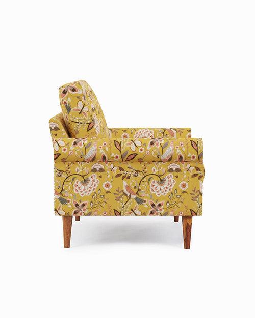 Colonial Couch 2 Seater Dragonfruit Yellow