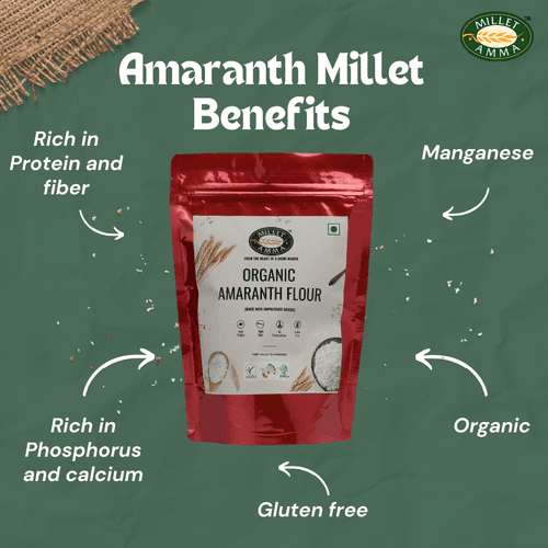 Amaranth Millet Flour Organic - 500gm