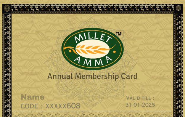 Millet Amma Annual Membership Card