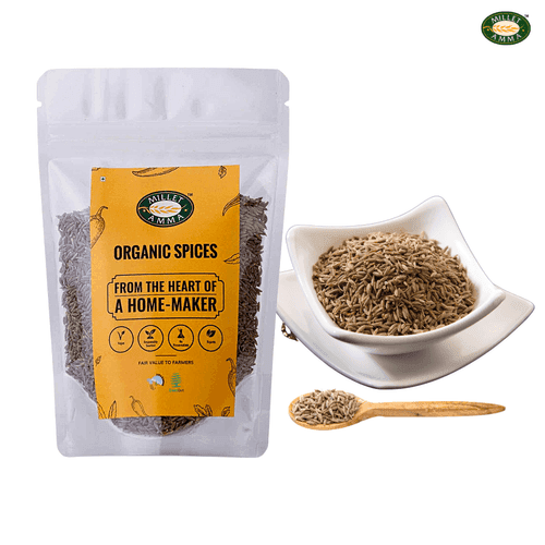 Organic Jeera Seeds (200 GMS) | Cumin Seeds | Source of Iron & Dietary Fiber, Rich in Iron, Helps to Prevent Anemia, Fights The Gut Issue | 100% Vegan, Gluten Free