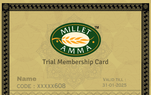 Millet Amma Trial Membership Card