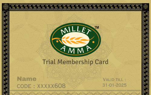 Millet Amma Trial Membership Card