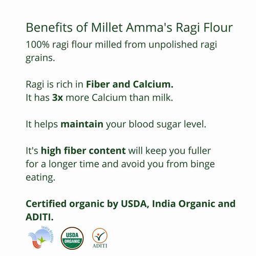 Organic Ragi (Finger Millet) Millet Flour | Gluten Free