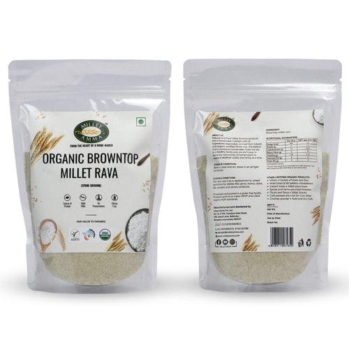 Siridhanya Millets Rava Combo Pack of 5 (5Kg - Each 1kg) | Positive Millets due to its balanced Nutritional Profile | Kodo Millet Rava +Foxtail Millet Rava + Browntop Millet Rava + Little Millet Rava + Barnyard Rava