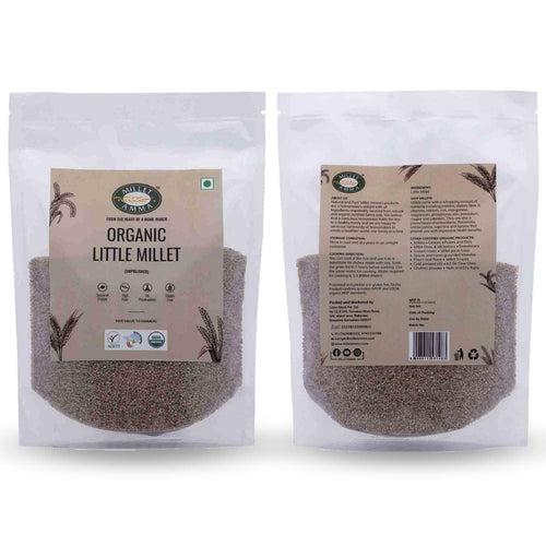 Siridhanya Grain Combo Organic Millet Pack of 5 (5kg-Each 1kg) | Positive Millets due to its balanced Nutritional Profile | Kodo , Foxtail, Little, Barnyard , Browntop Millets