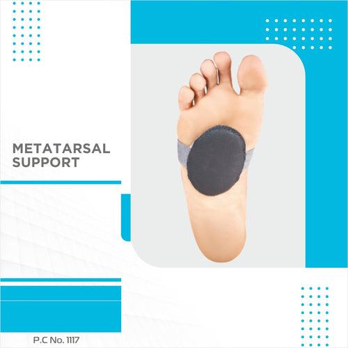 Metatarsal Support | Absorbs Pressure on the Metatarsal Area of the Foot to relive Pain (Grey)