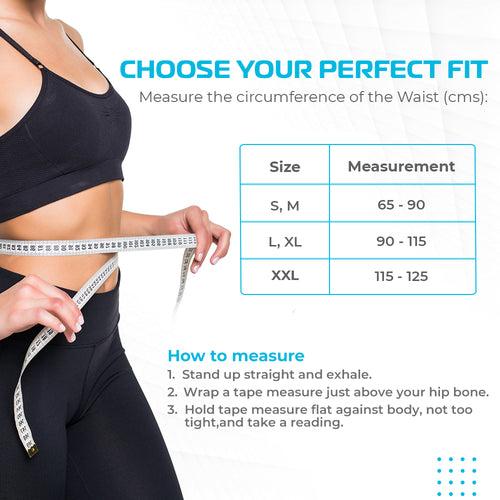 Flexi Lacepull LS Belt (Moderate Support)|Provides Support to the Lower Back |  With Lace Pull Mechanism (Grey)