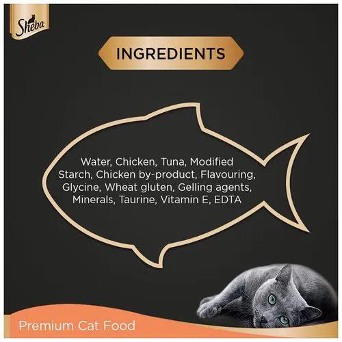 Sheba Fine Food Chicken with Tuna (70g X 12) Pack Pack of 12