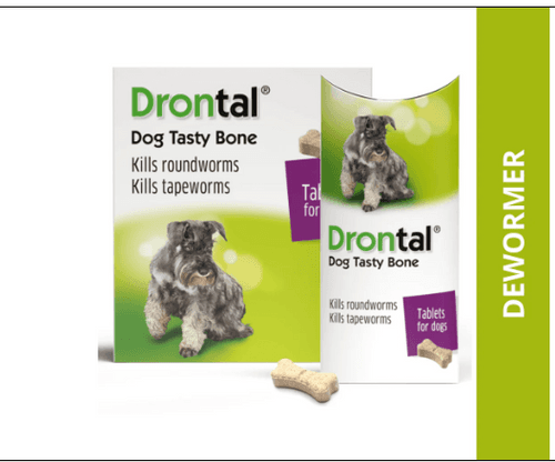 Drontal Plus Tasty Dog Deworming Tablet (pack of 6 tablets)