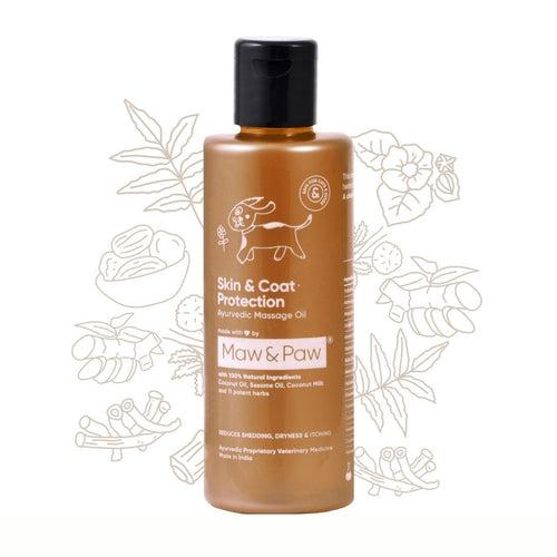 Maw & Paw Skin & Coat Protection Ayurvedic Massage Oil