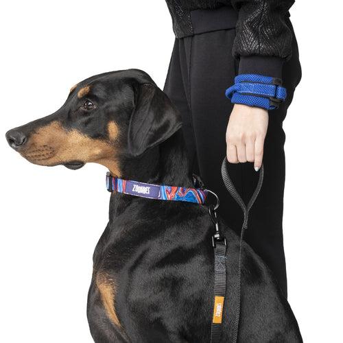 Zoomiez Hands-Free Mesh Dog Leash - Royal Blue