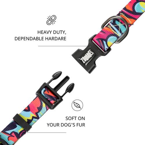 Zoomiez Drip Printed Dog Collar