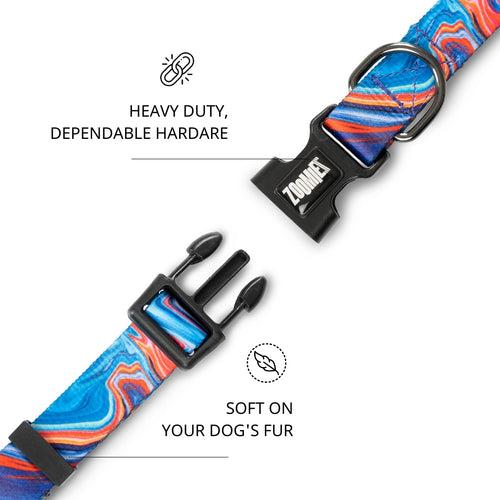 Zoomiez Fluid Printed Dog Collar