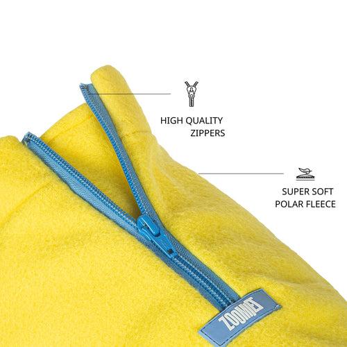 Zoomiez Zip Up Polar Fleece Sweater - Yellow