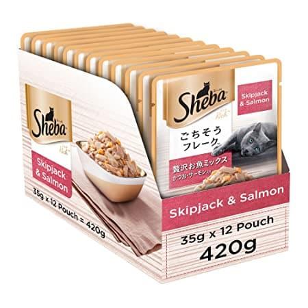 Sheba Skipjack & Salmon (35g X 12) Pack of 12