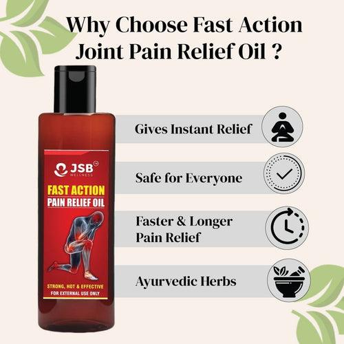 Body Pain Relief Products Combo : Massage Gun with Joint Pain Relief Oil