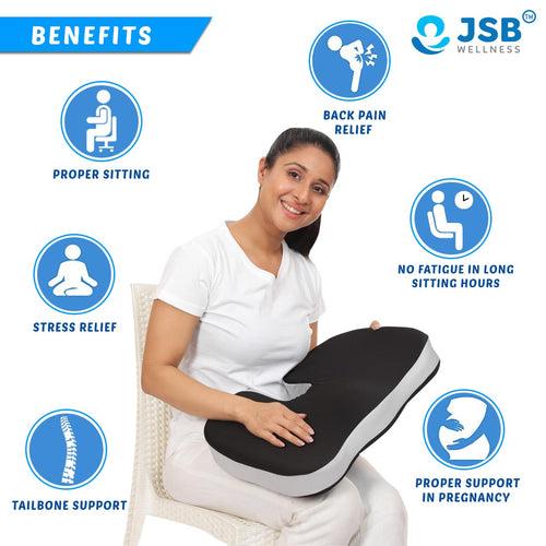 Spine Support Pillow Combo : Coccyx Pillow & Back Rest