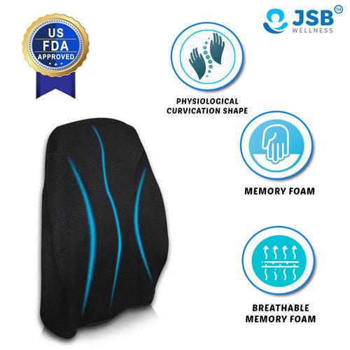 Spine Support Pillow Combo : Coccyx Pillow & Back Rest