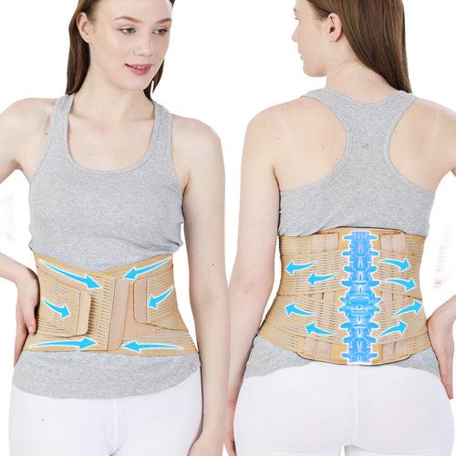 Back Pain Relief Products Combo : Back Rest and Lumbar Support Belt