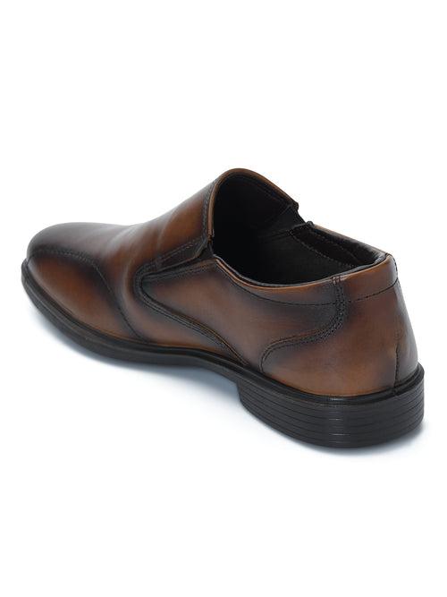 City EC-04 Men's Brown Formal Shoes