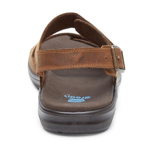 Boston EB-01 Men Tan Leather Sandals