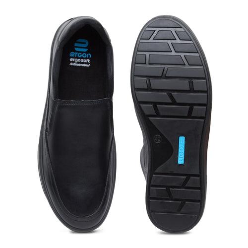 Denver ED-03 Men Black Dress Casual Shoes