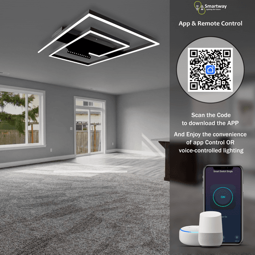 Quito LED Smart Voice Assist Chandelier